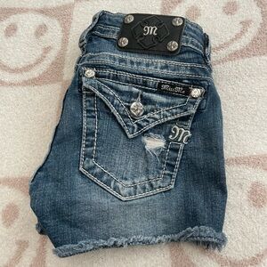 Miss Me low rise shorts